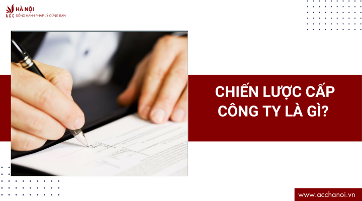 Chien luoc cap cong ty la gi