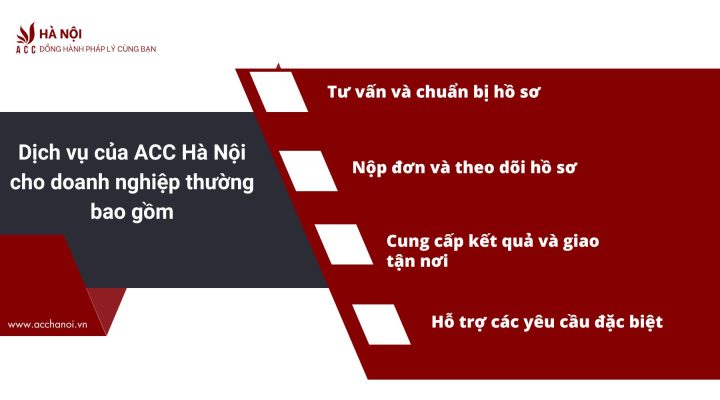 Dịch vụ làm lý lịch tư pháp quận Cầu Giấy 2 Dich vu cua ACC Ha Noi cho doanh nghiep thuong bao gom