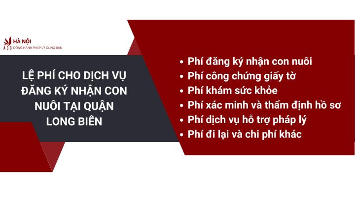Le phi cho dich vu dang ky nhan con nuoi tai quan Long Bien