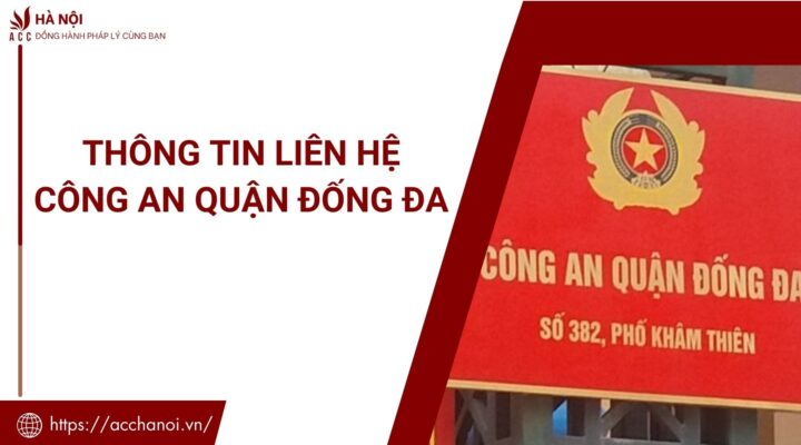 Thong tin lien he cong an quan Dong Da