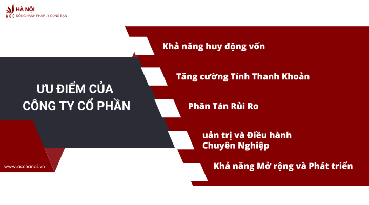 Uu diem cua cong ty co phan