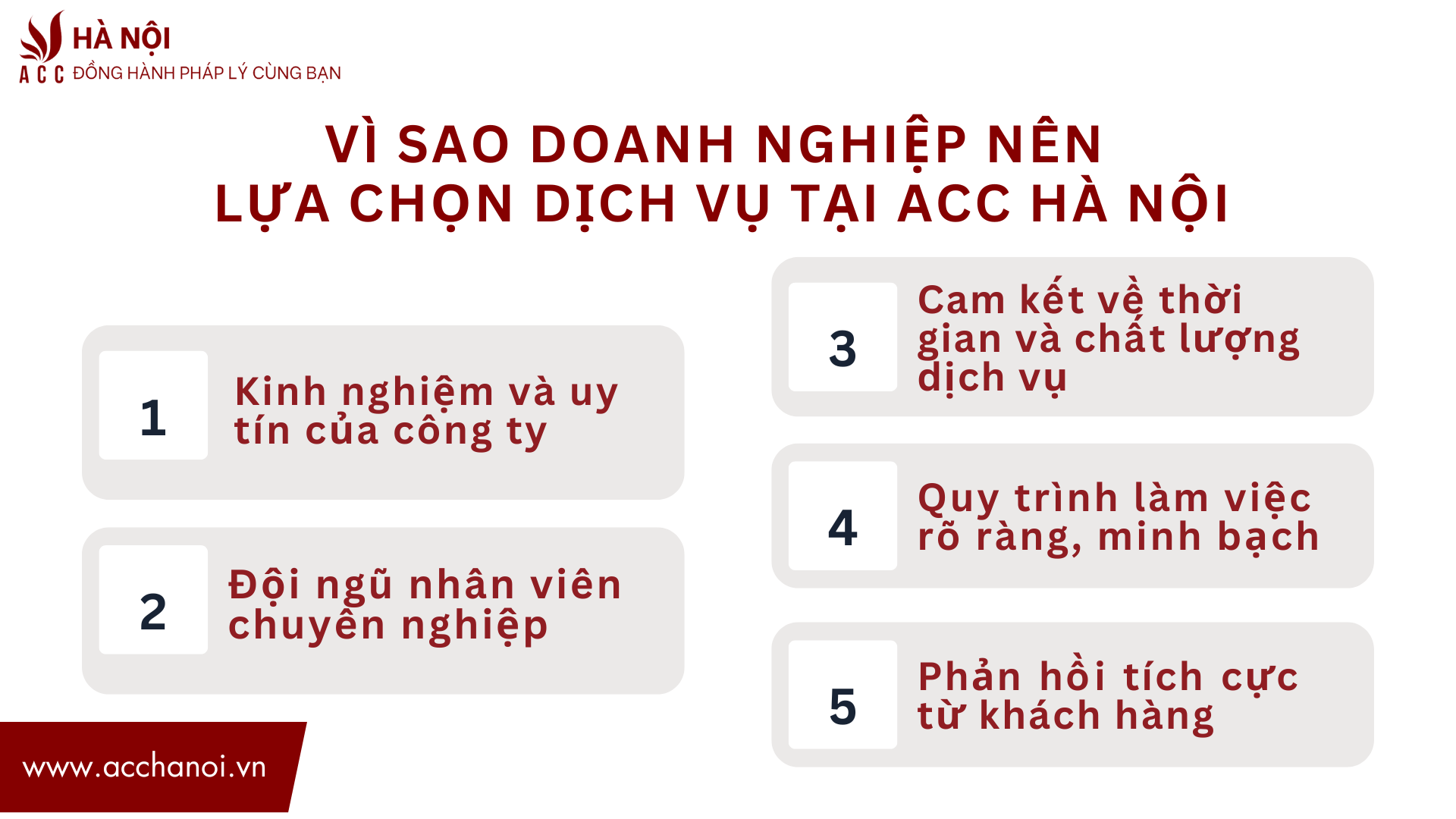Vi sao doanh nghiep nen lua chon dich vu tai ACC Ha Noi