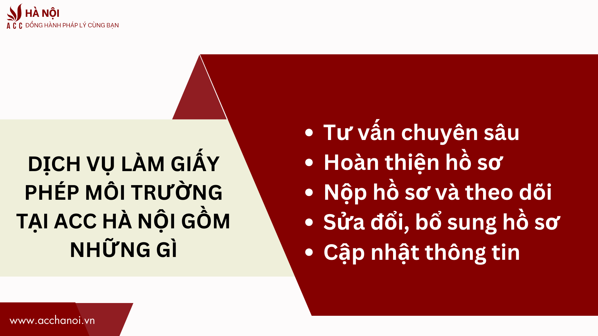Dich vu lam giay phep moi truong tai ACC Ha Noi gom nhung gi