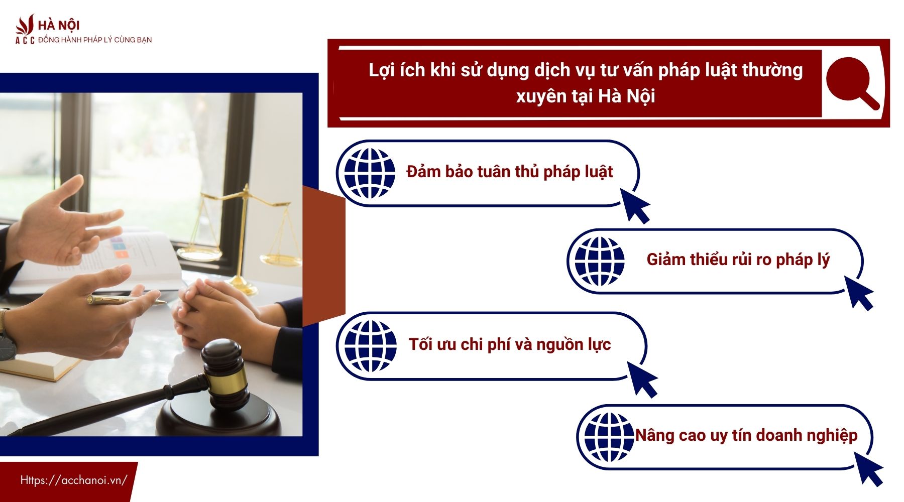 Lợi ích khi sử dụng dịch vụ tư vấn pháp luật thường xuyên tại Hà Nội