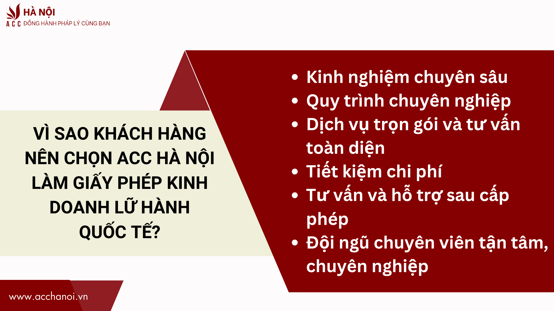 Vi sao khach hang nen chon ACC Ha Noi lam giay phep kinh doanh lu hanh quoc te