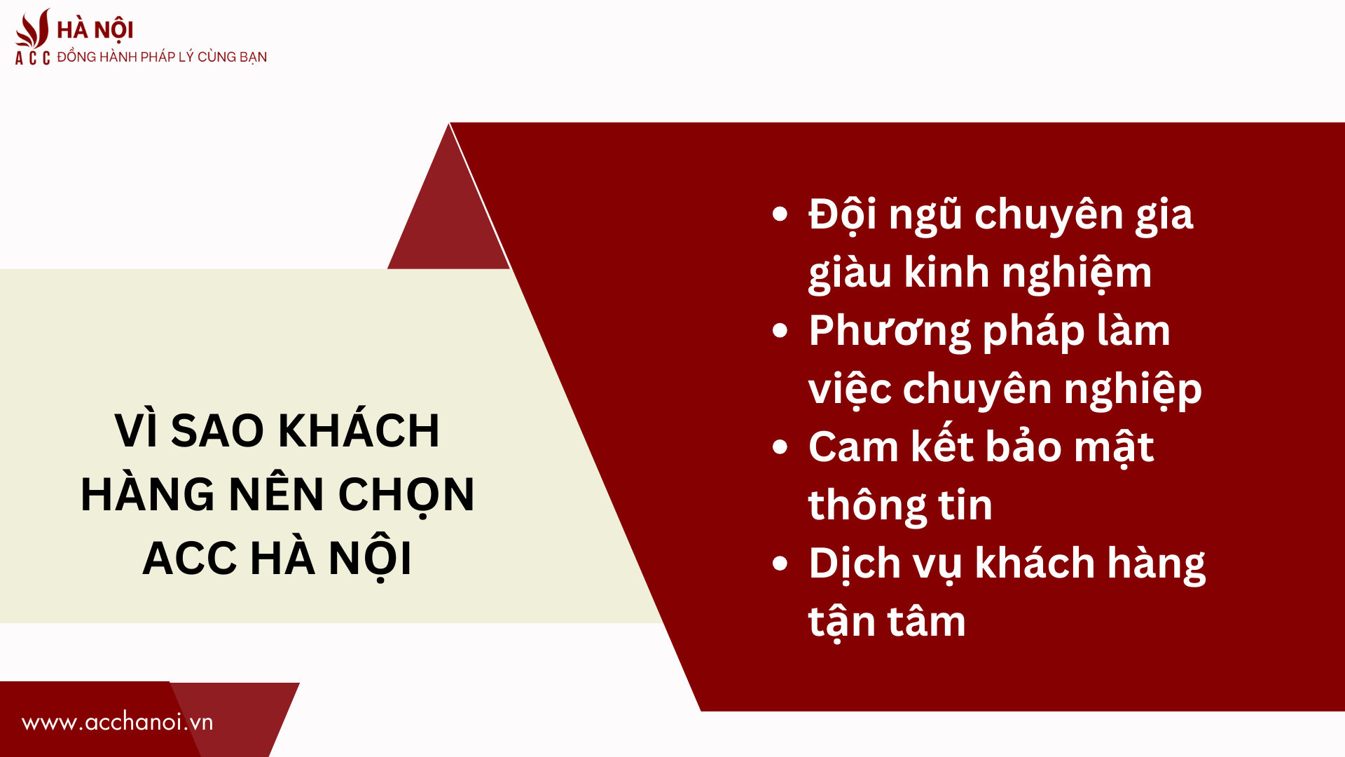Vi sao khach hang nen chon ACC Ha Noi