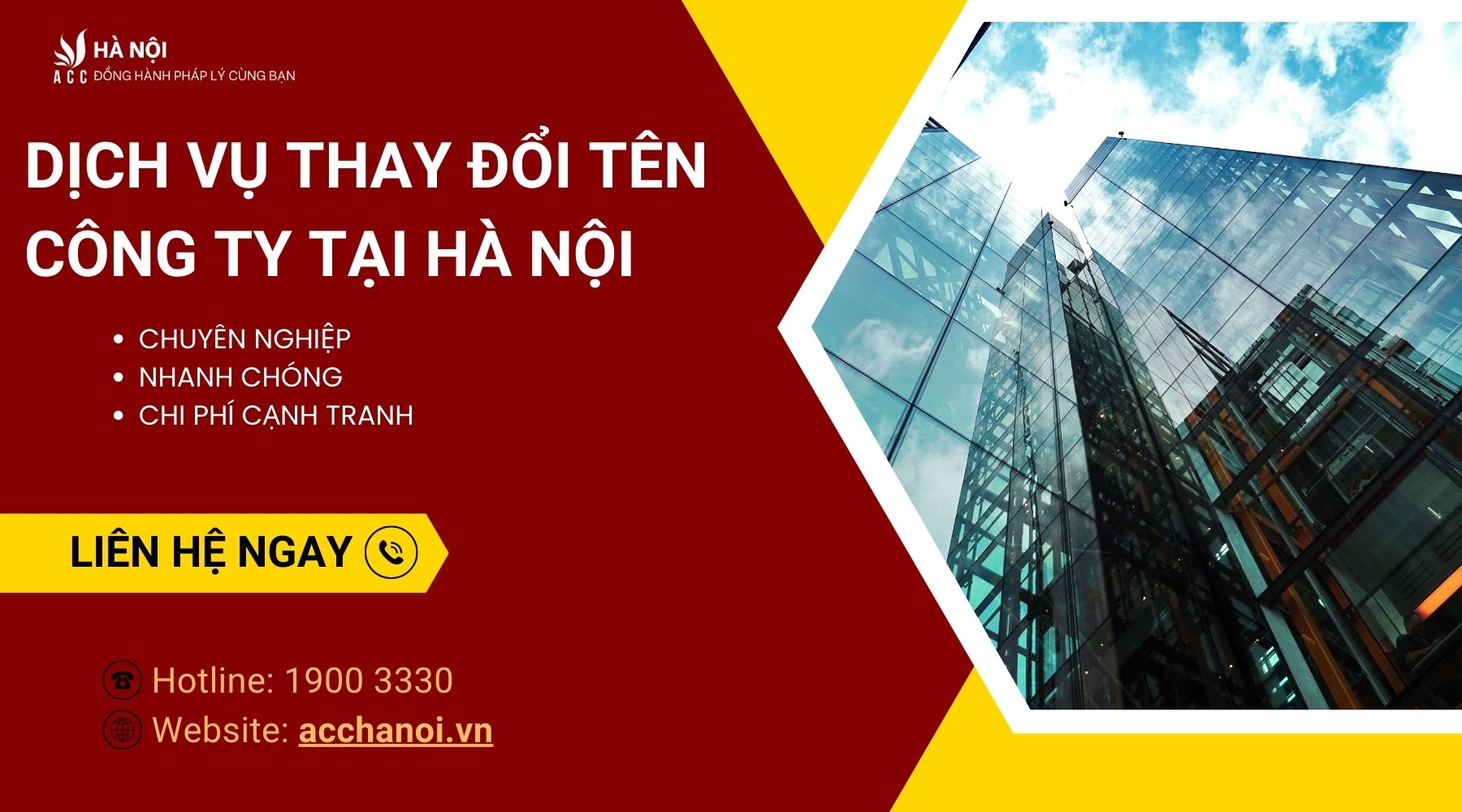 Dịch vụ thay đổi tên công ty tại Hà Nội