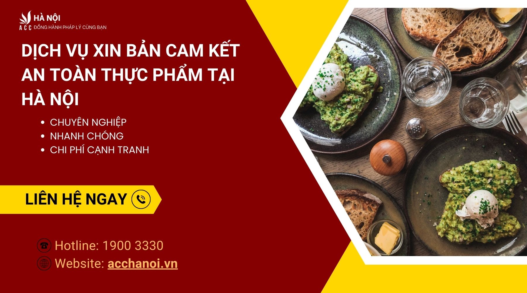 Dịch vụ xin bản cam kết an toàn thực phẩm tại Hà Nội
