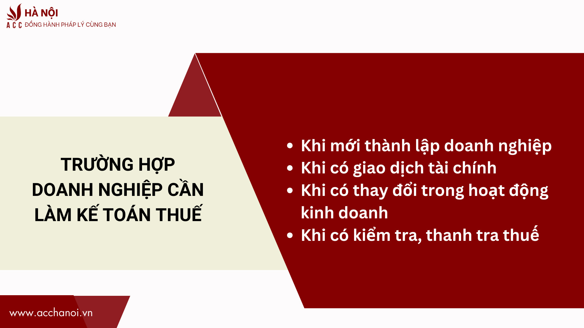 Truong hop doanh nghiep can lam ke toan thue 1