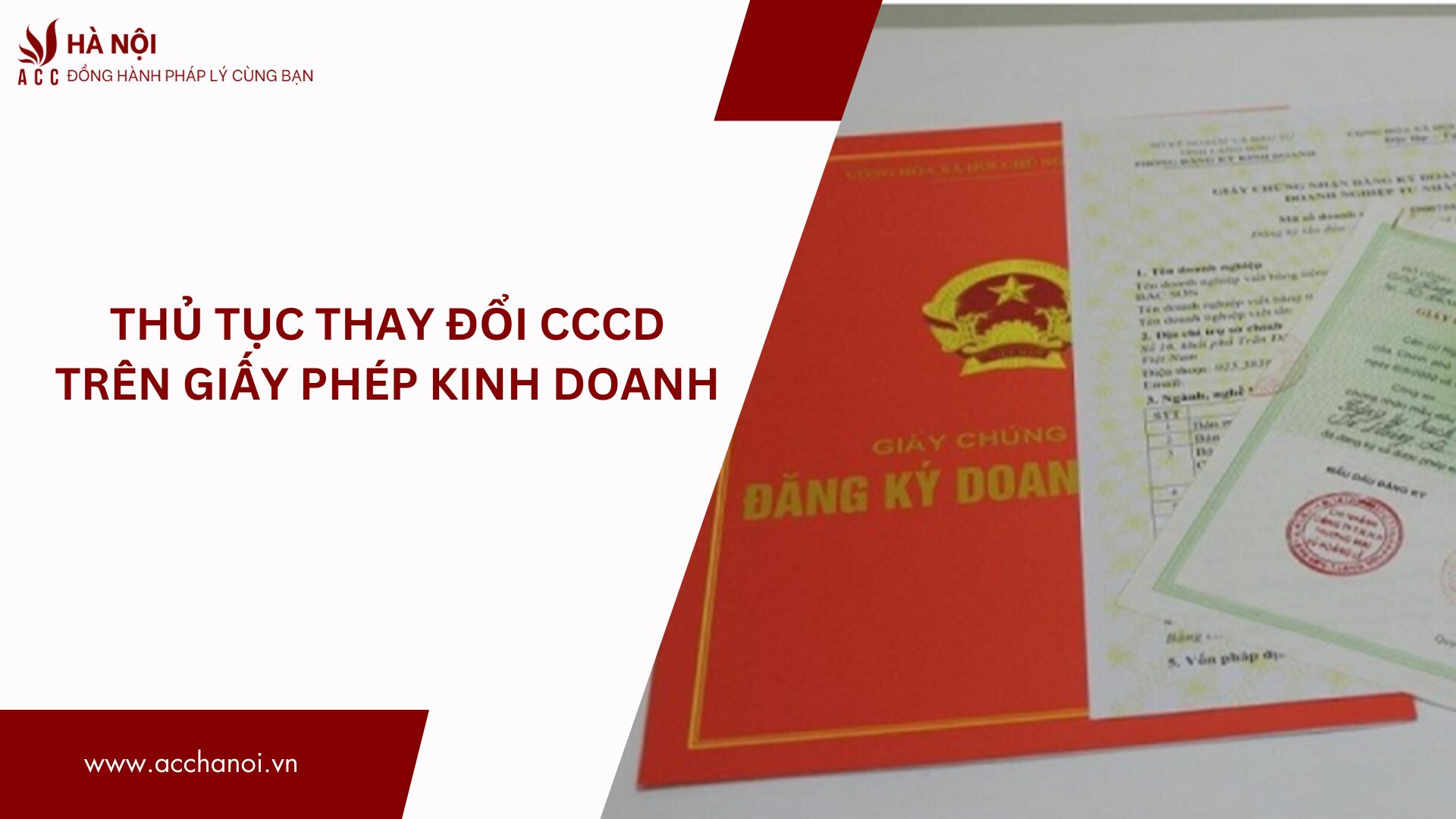 Thu tuc thay doi CCCD tren giay phep kinh doanh