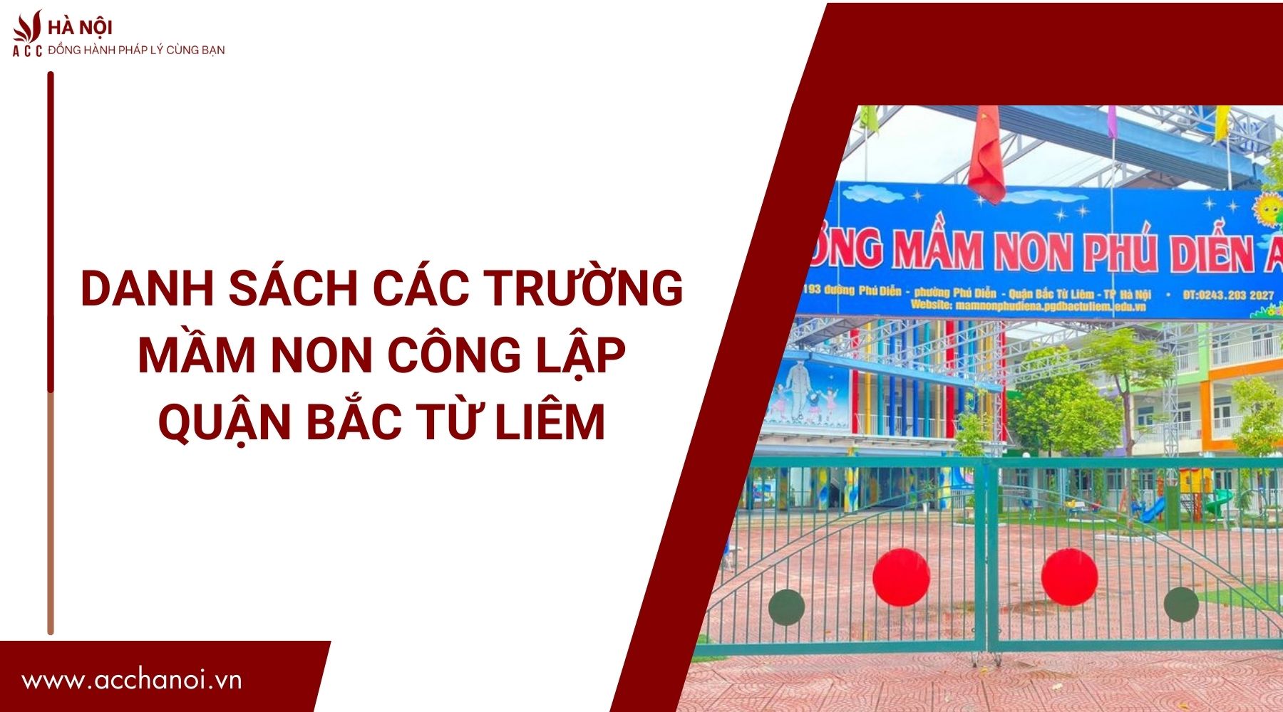 Danh sách các trường mầm non công lập quận Bắc Từ Liêm.jpg