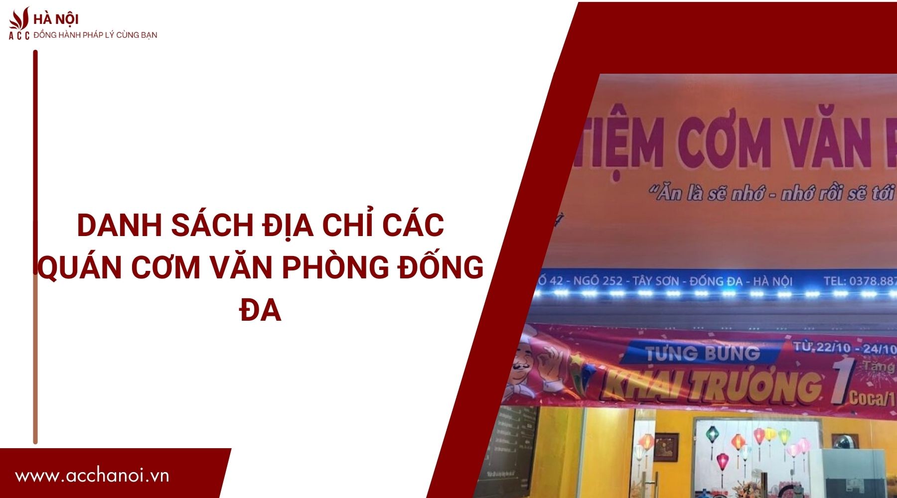 Danh sách địa chỉ các quán cơm văn phòng Đống Đa.jpg
