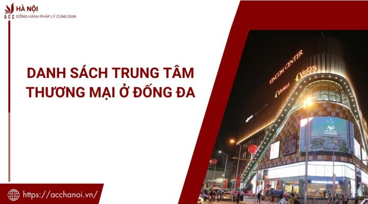 Danh sach trung tam thuong mai o Dong Da