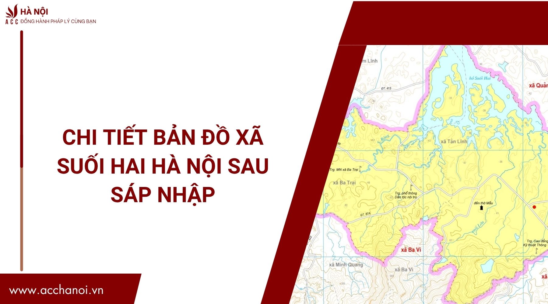 Chi tiet ban do Xa Suoi Hai Ha Noi sau sap nhap