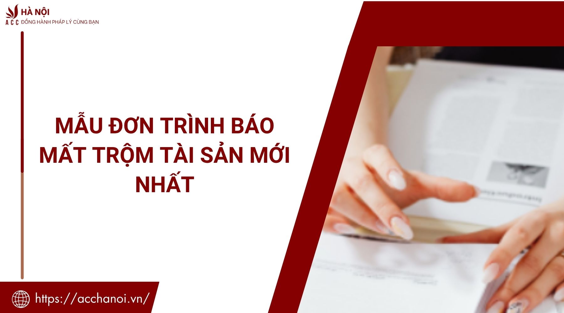 Tải mẫu đơn trình báo mất trộm tài sản mới nhất