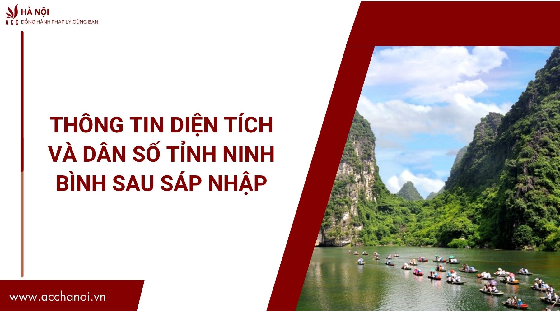 Thong tin dien tich va dan so tinh Ninh Binh sau sap nhap