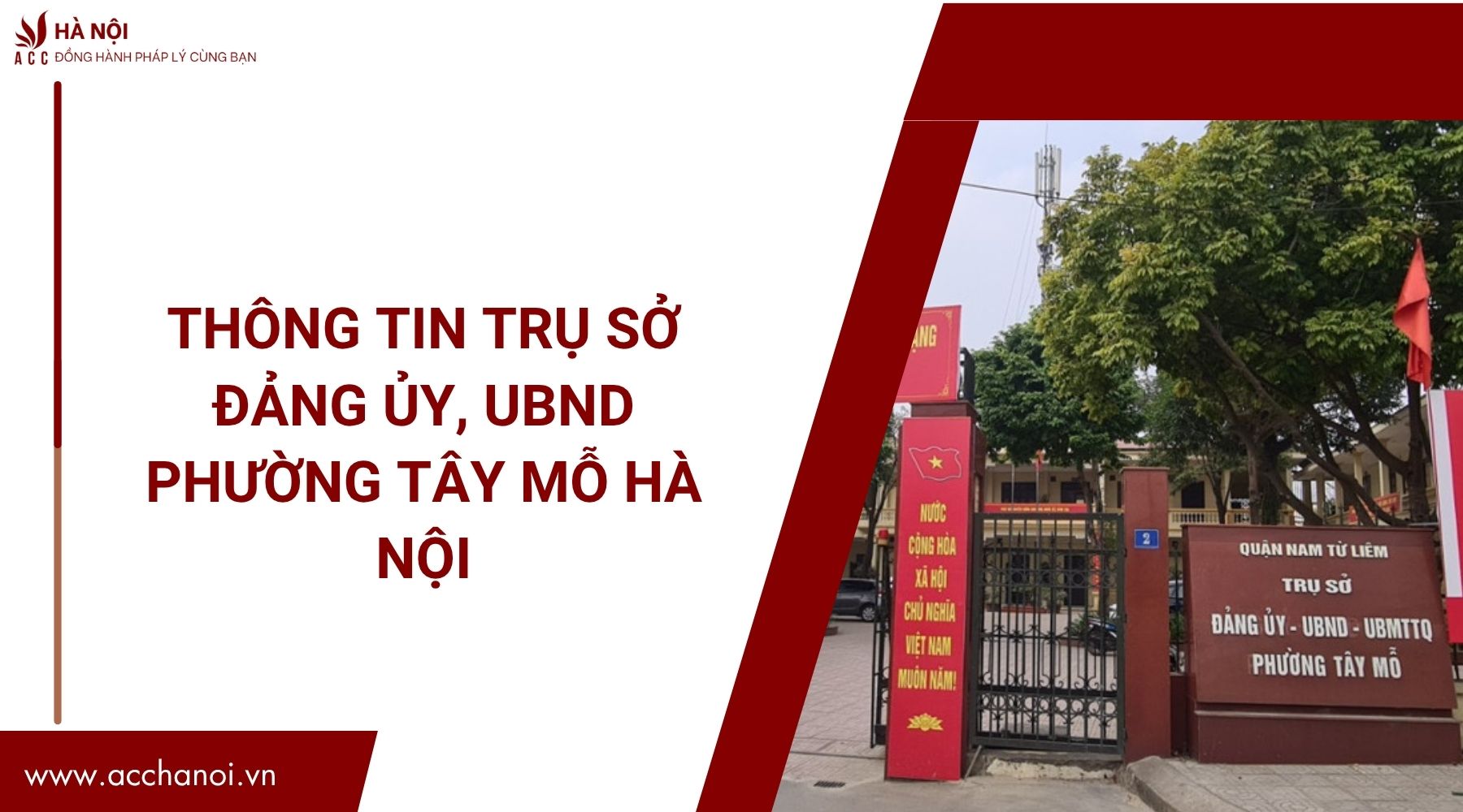 Thong tin tru so Dang uy UBND Phuong Tay Mo Ha Noi