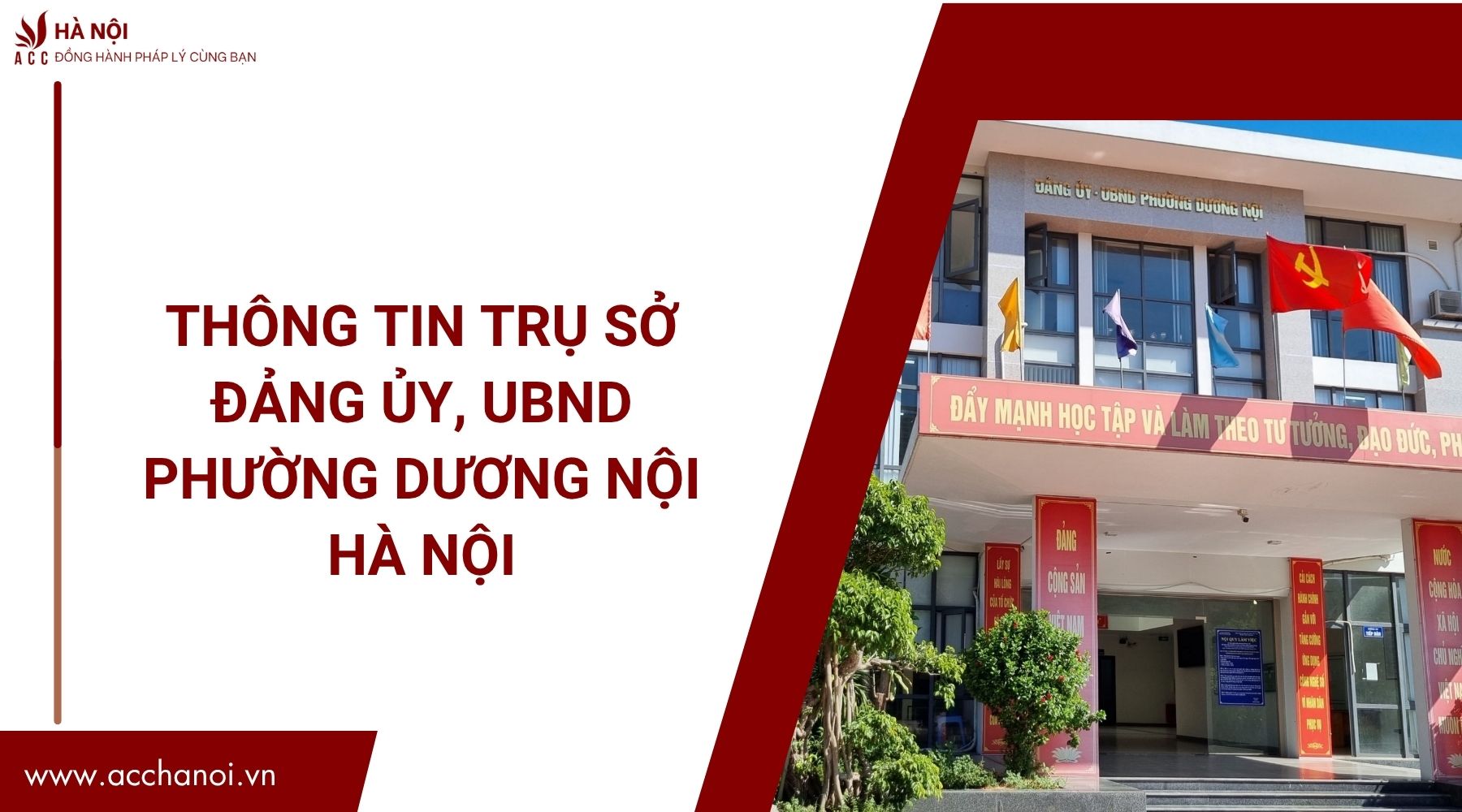 Thong tin tru so Dang uy UBND phuong Duong Noi Ha Noi