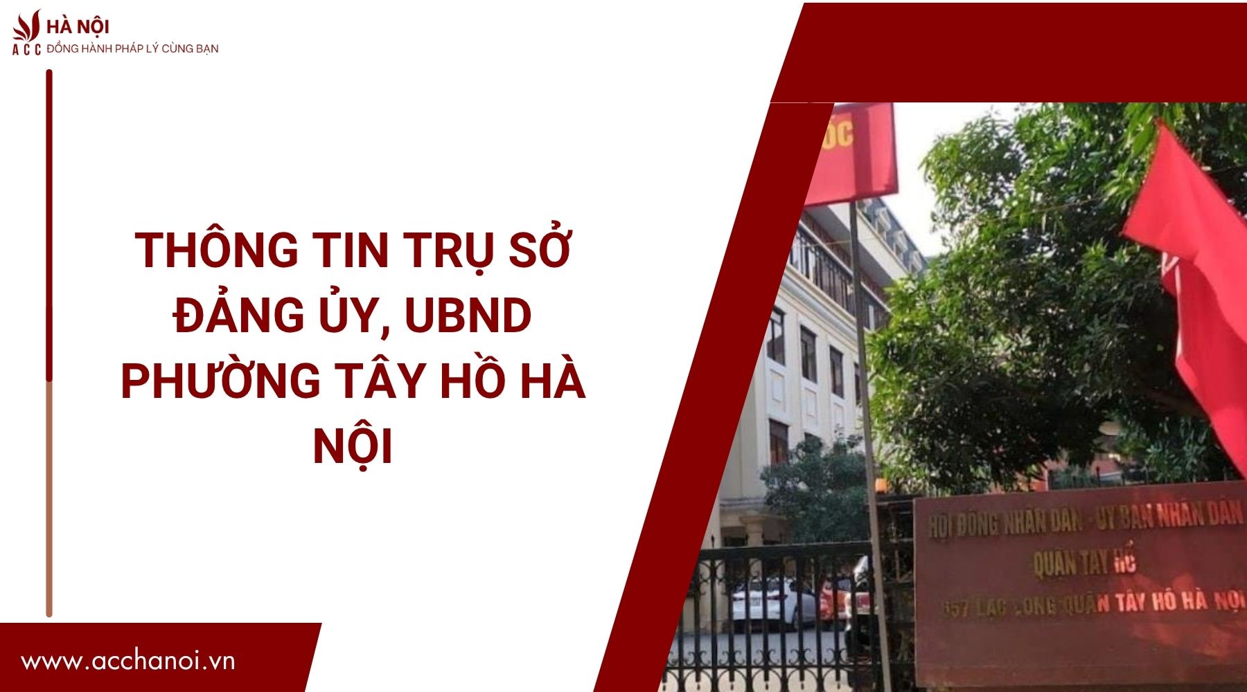 Thong tin tru so Dang uy UBND phuong Tay Ho Ha Noi 1