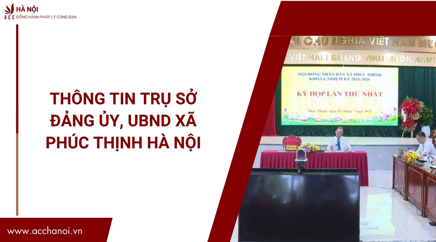 Thong tin tru so Dang uy UBND xa Phuc Thinh Ha Noi