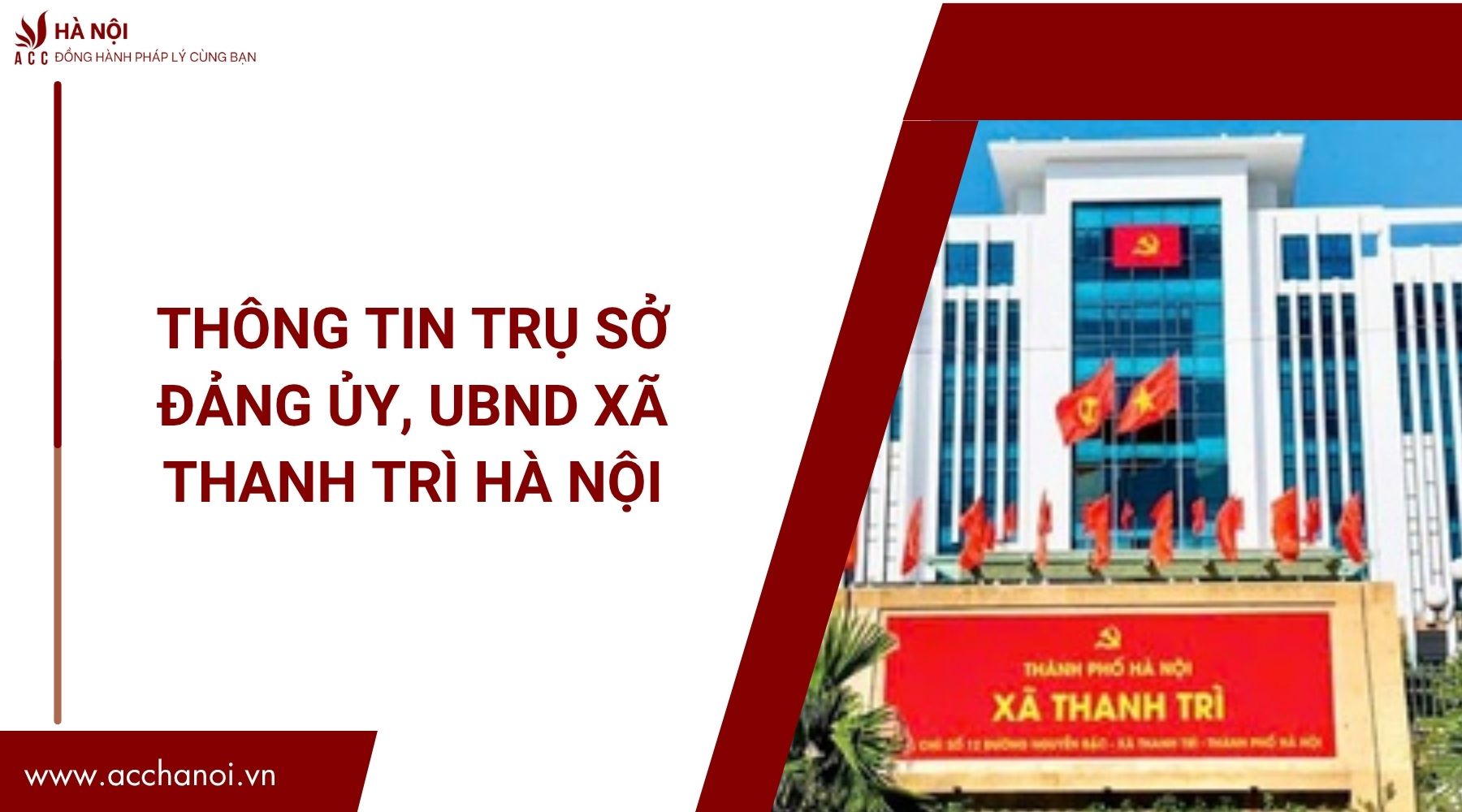 Thong tin tru so Dang uy UBND xa Thanh Tri Ha Noi