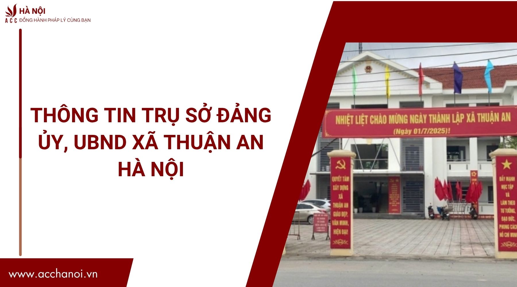 Thong tin tru so Dang uy UBND xa Thuan An Ha Noi