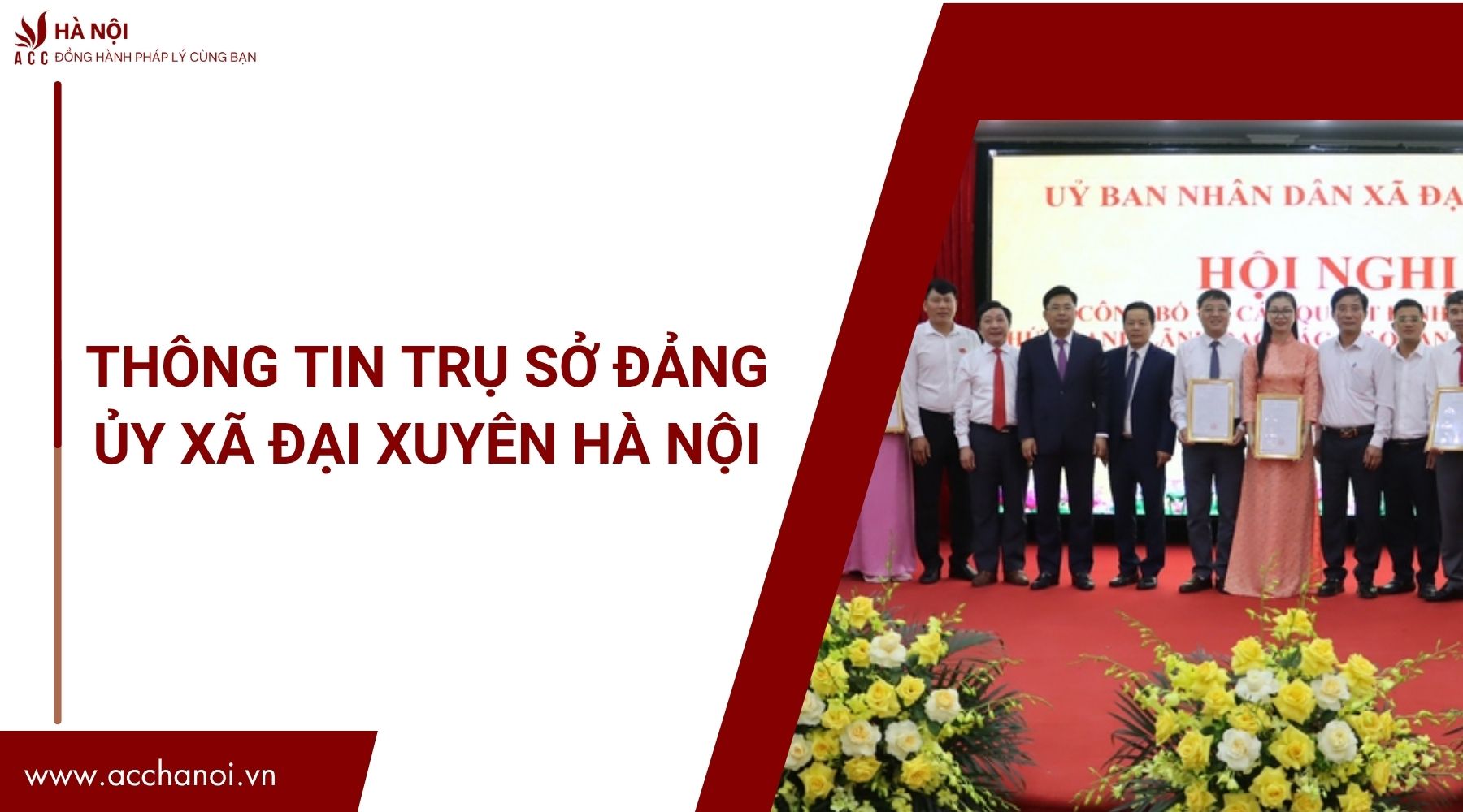 Thong tin tru so Dang uy xa Dai Xuyen Ha Noi