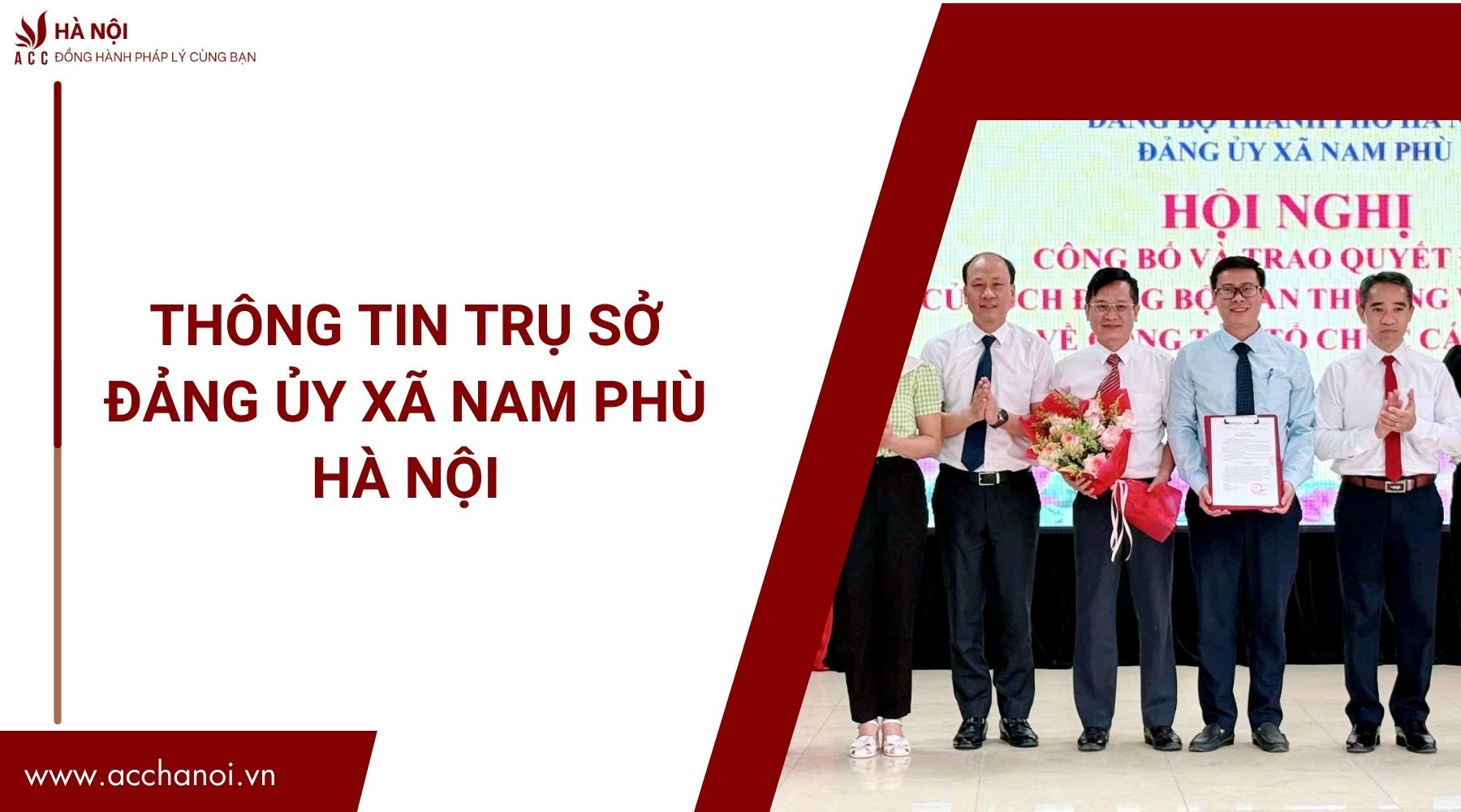 Thong tin tru so Dang uy xa Nam Phu Ha Noi