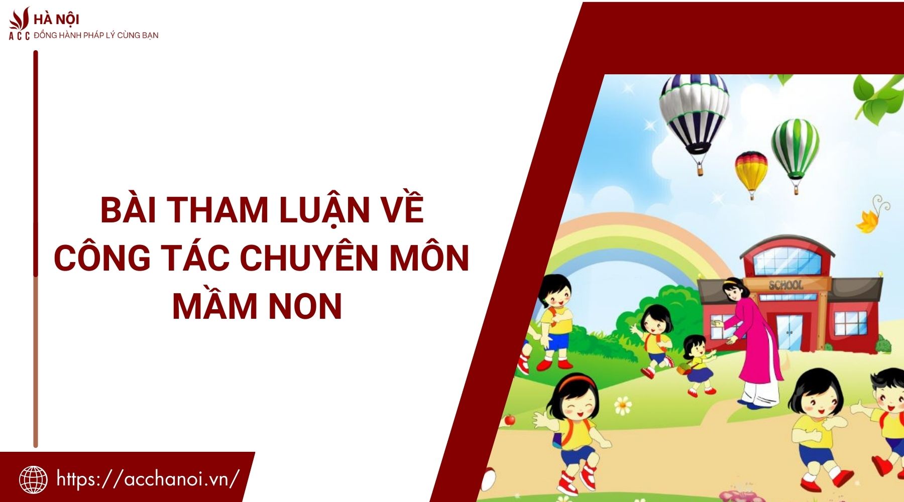 Bài tham luận về công tác chuyên môn mầm non