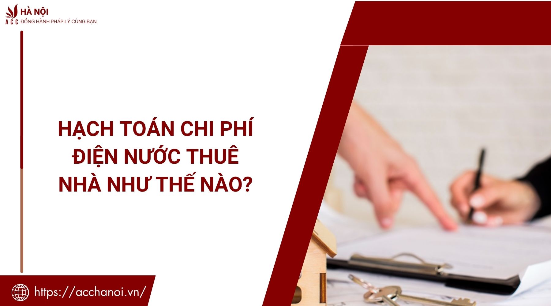Hạch toán chi phí điện nước thuê nhà như thế nào?