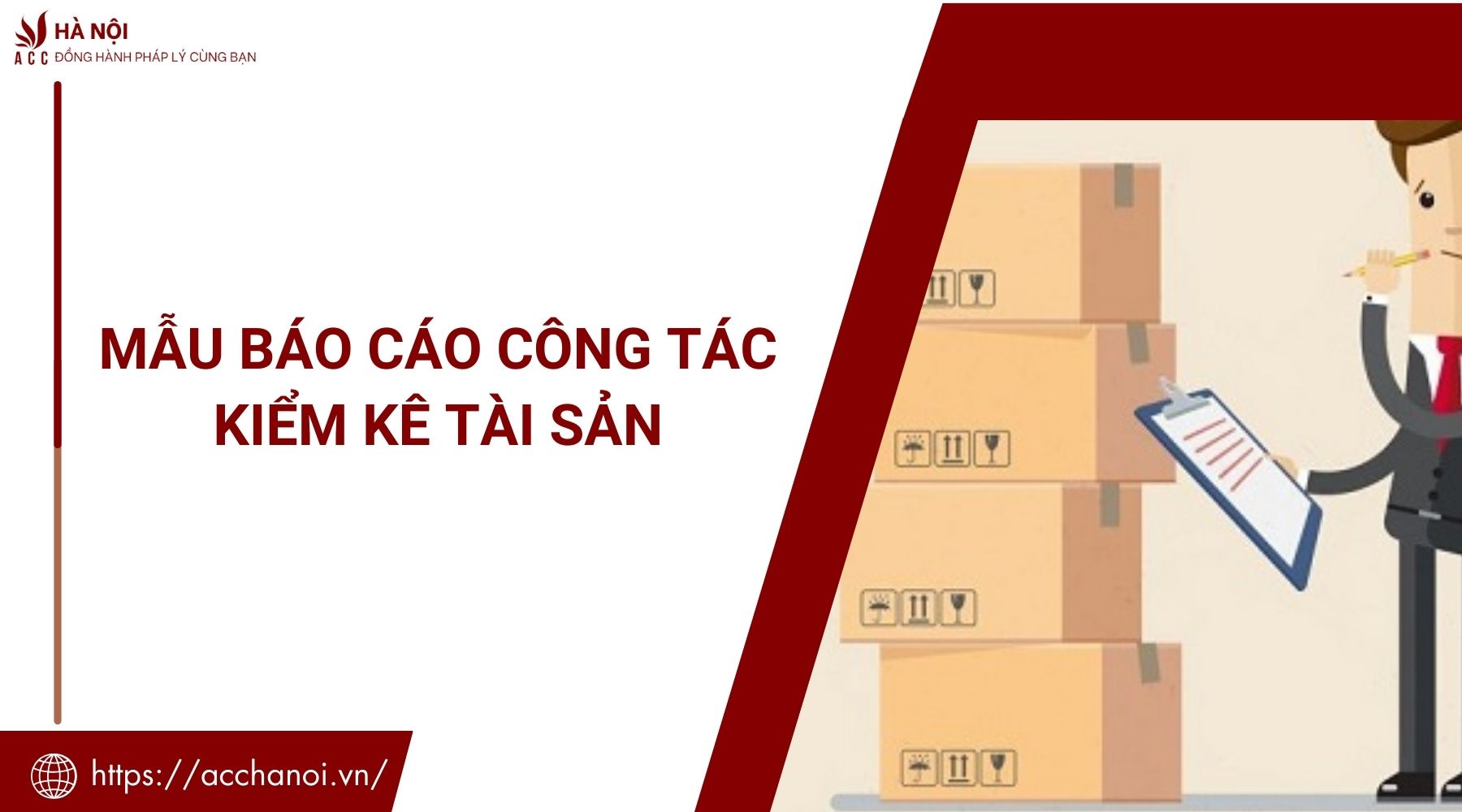 Mẫu báo cáo công tác kiểm kê tài sản