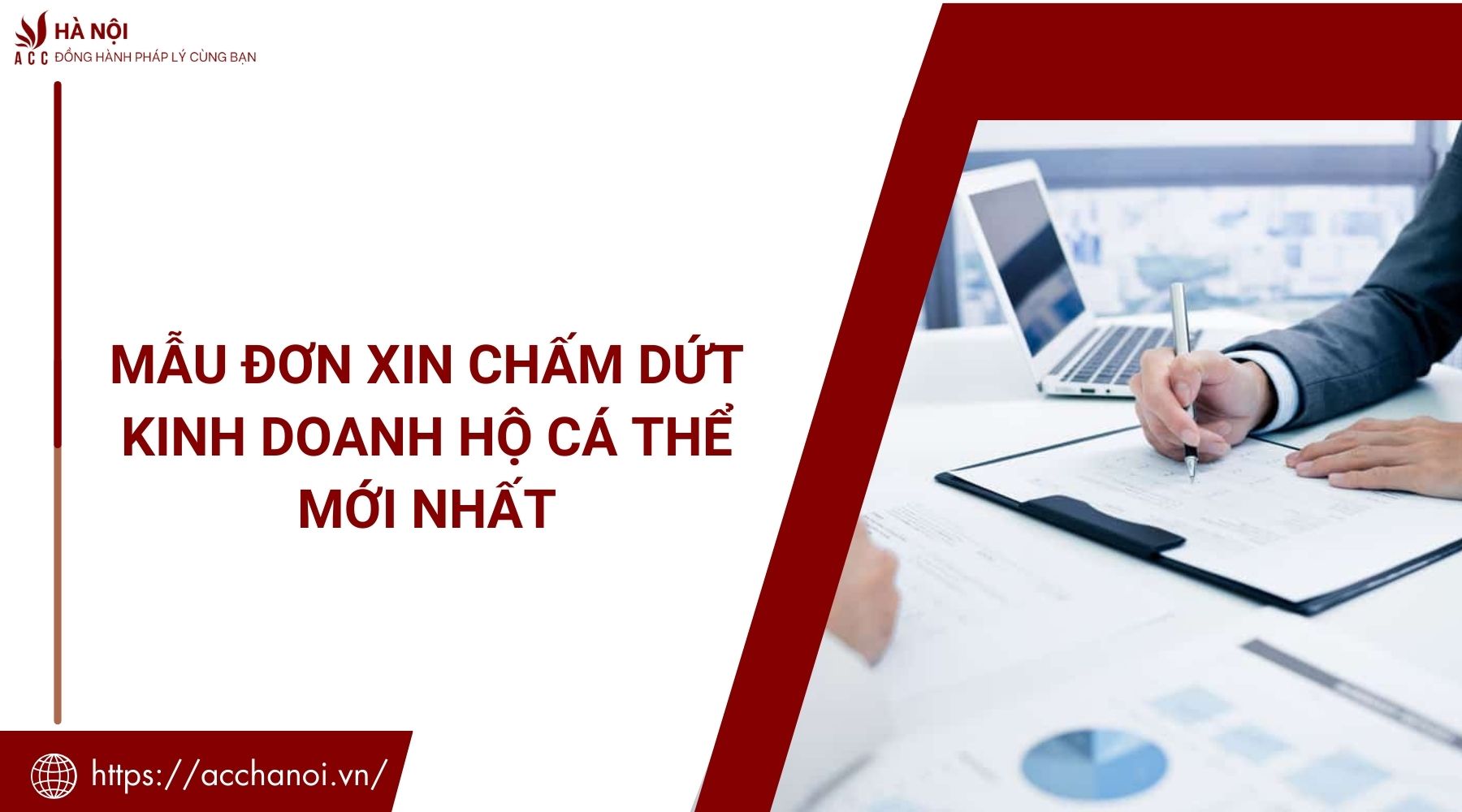 Mẫu đơn xin chấm dứt kinh doanh hộ cá thể mới nhất