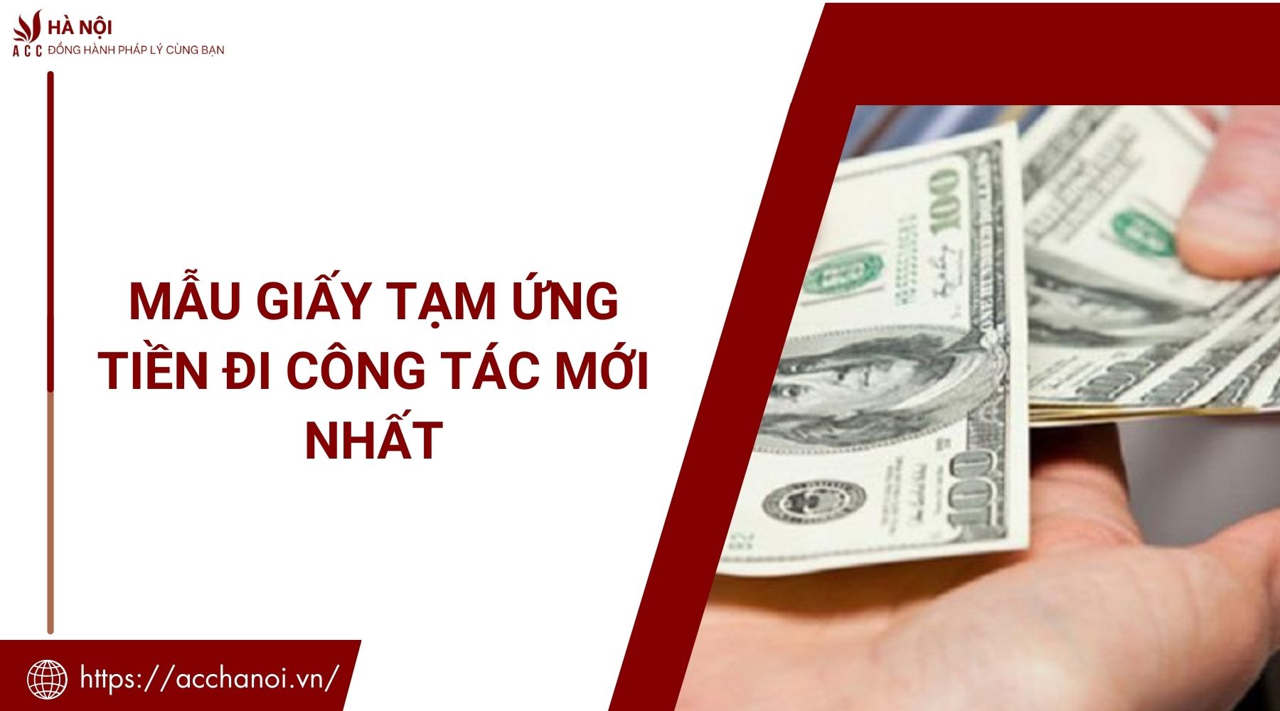 Mẫu giấy tạm ứng tiền đi công tác mới nhất