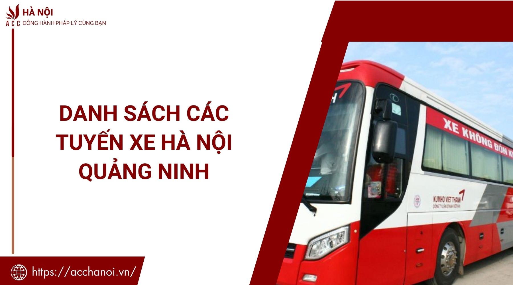 Danh sách các tuyến xe Hà Nội Quảng Ninh