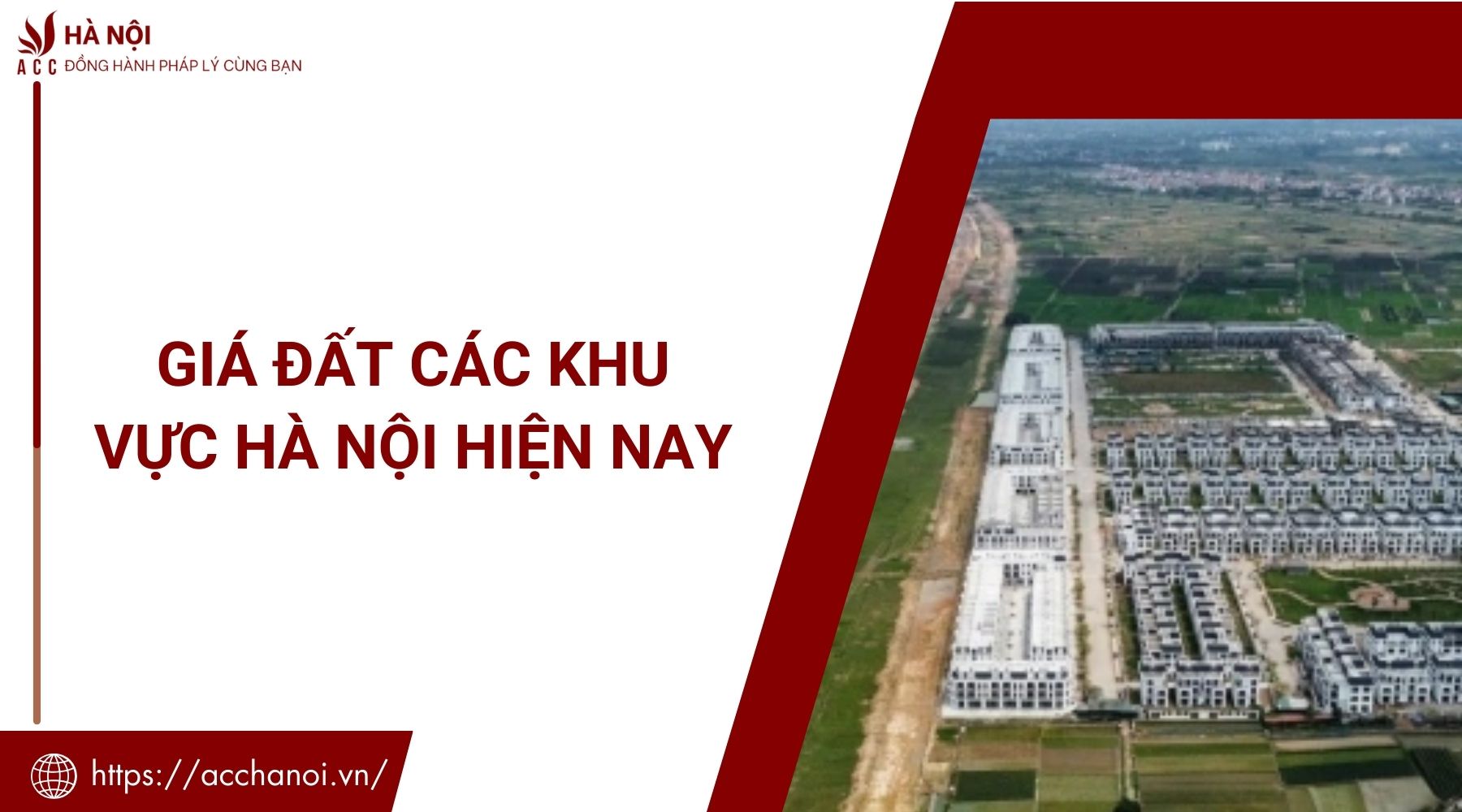 Giá đất các khu vực Hà Nội hiện nay