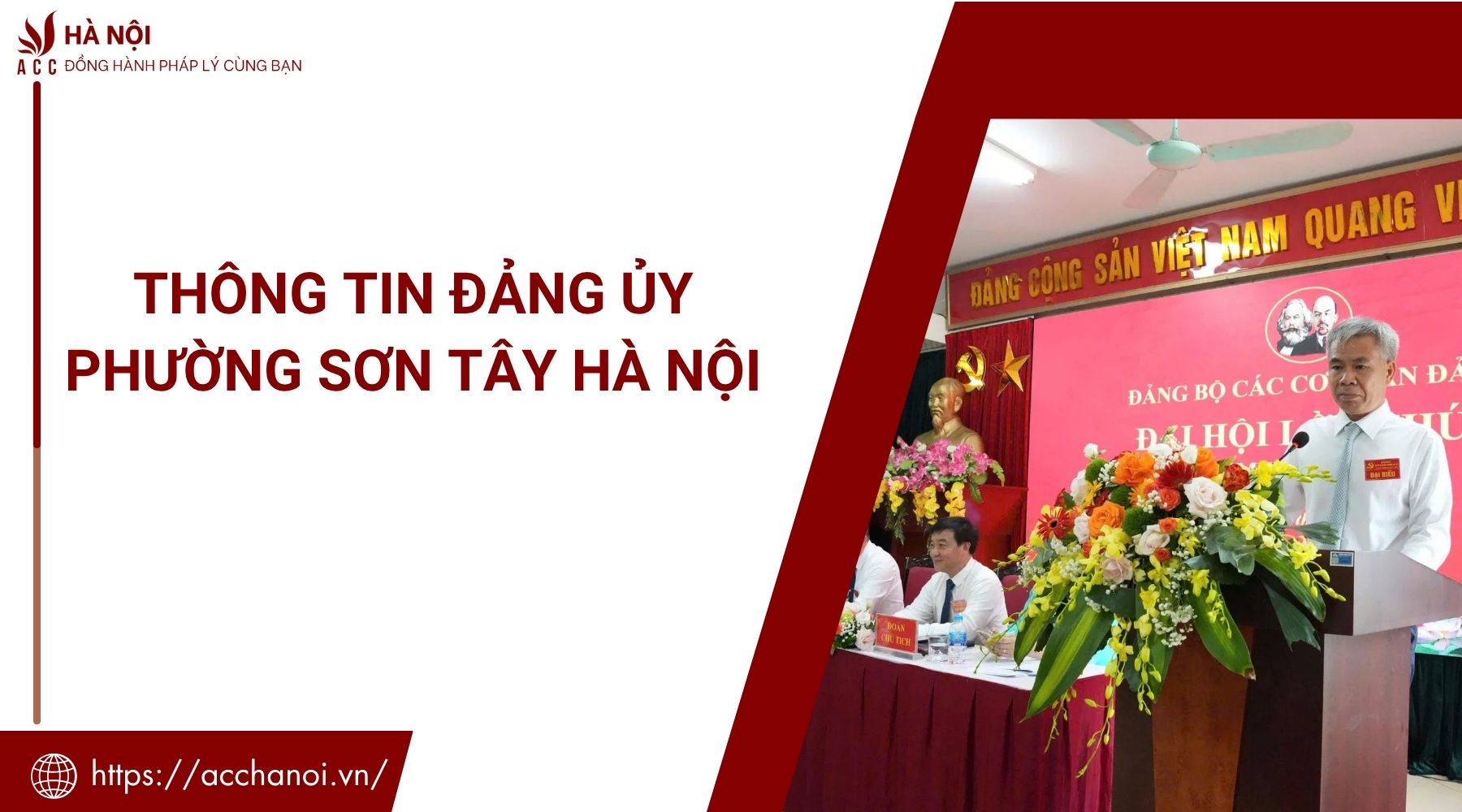 Thông tin Đảng ủy phường Sơn Tây Hà Nội