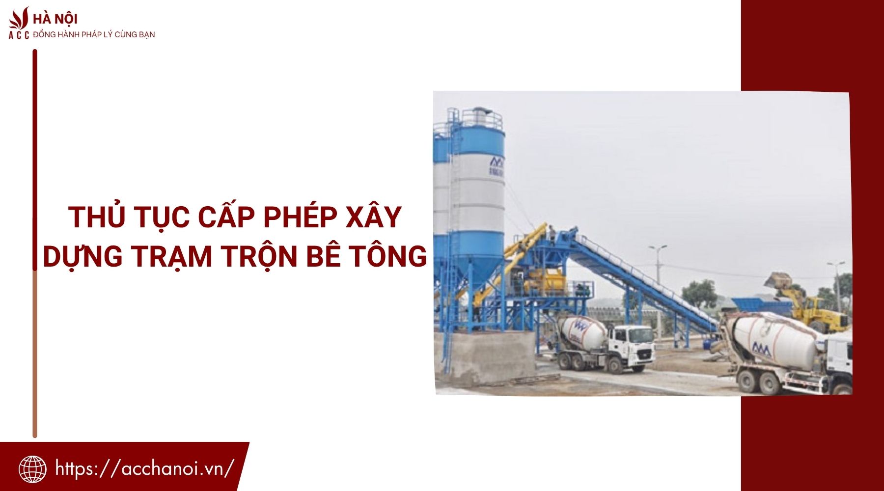 Thủ tục cấp phép xây dựng trạm trộn bê tông