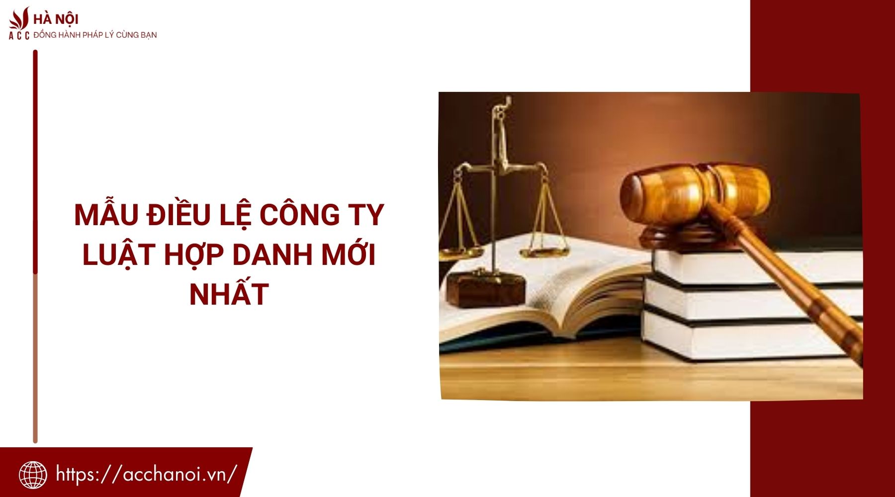 Mẫu điều lệ công ty luật hợp danh mới nhất