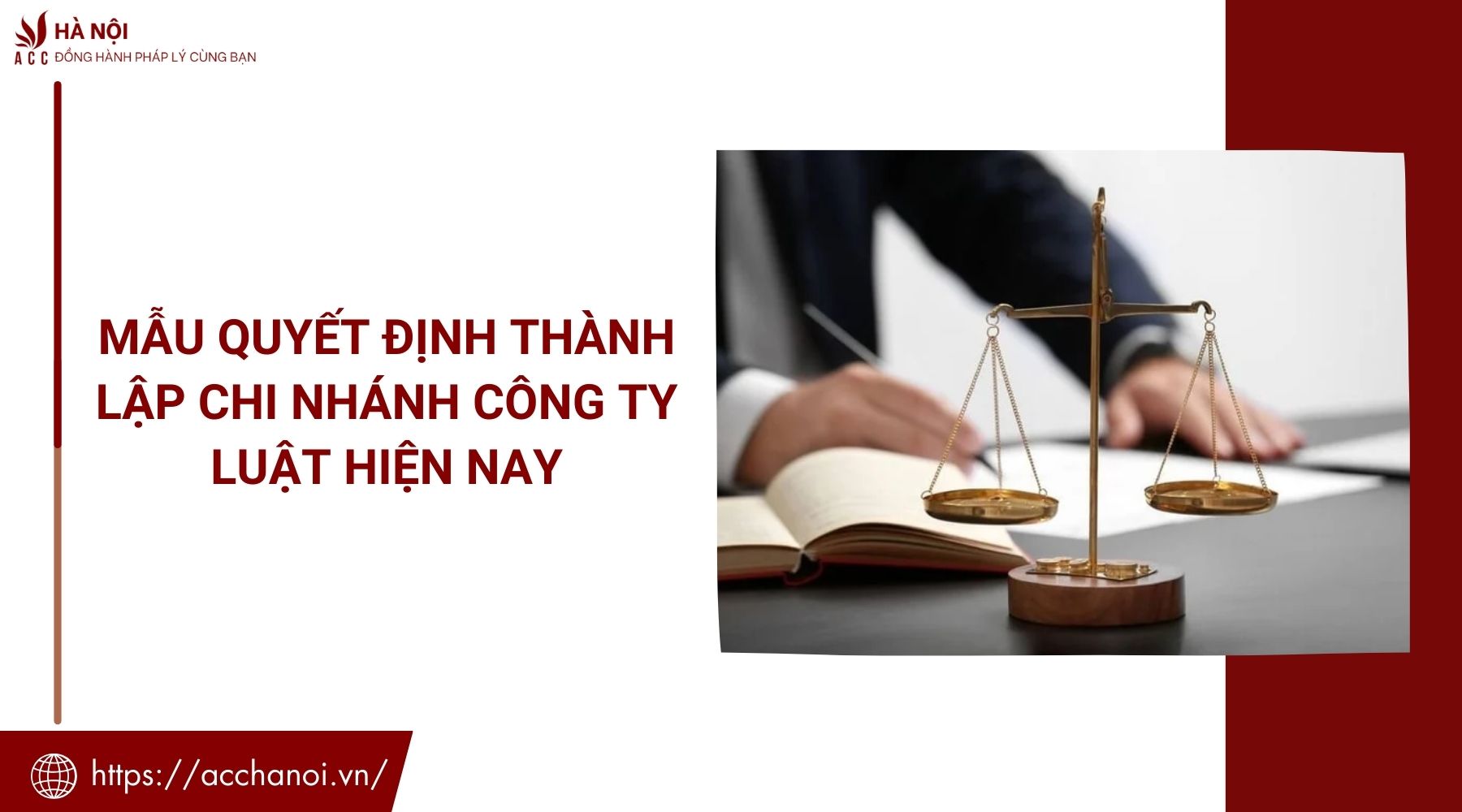 Mẫu quyết định thành lập chi nhánh công ty luật hiện nay