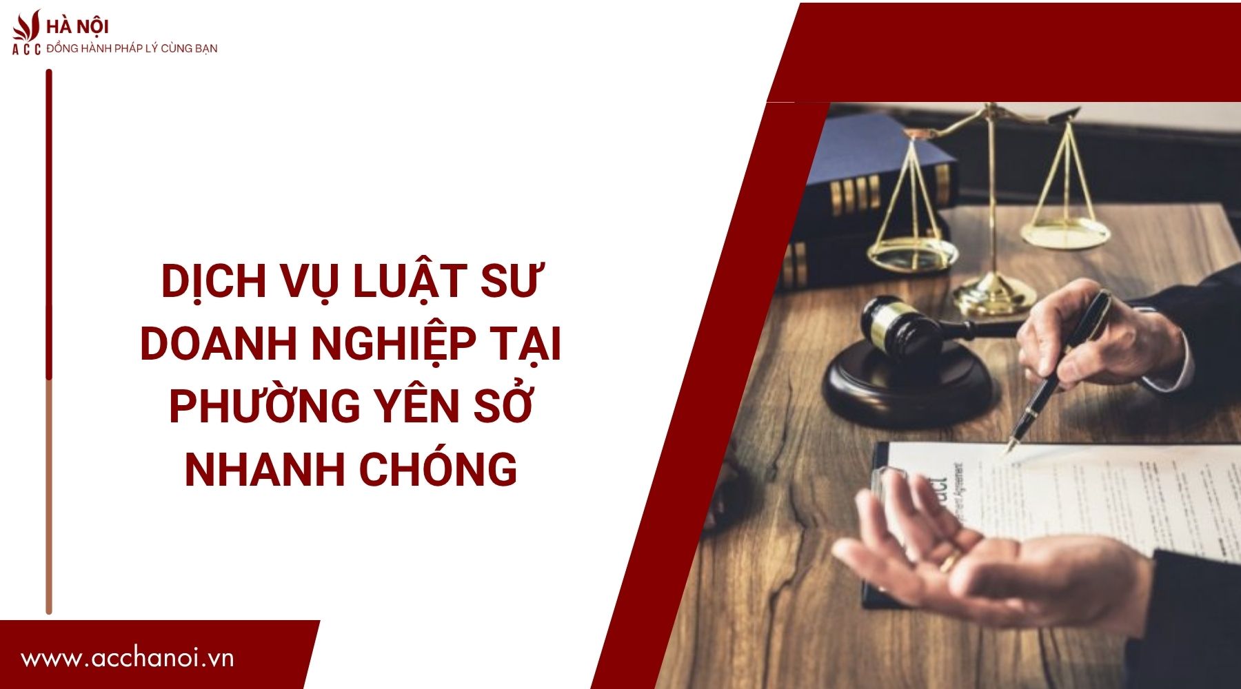Dịch vụ luật sư doanh nghiệp tại Phường Yên Sở nhanh chóng