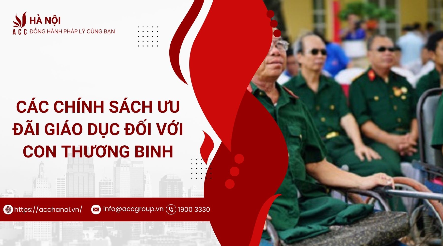 Các chính sách ưu đãi giáo dục đối với con thương binh