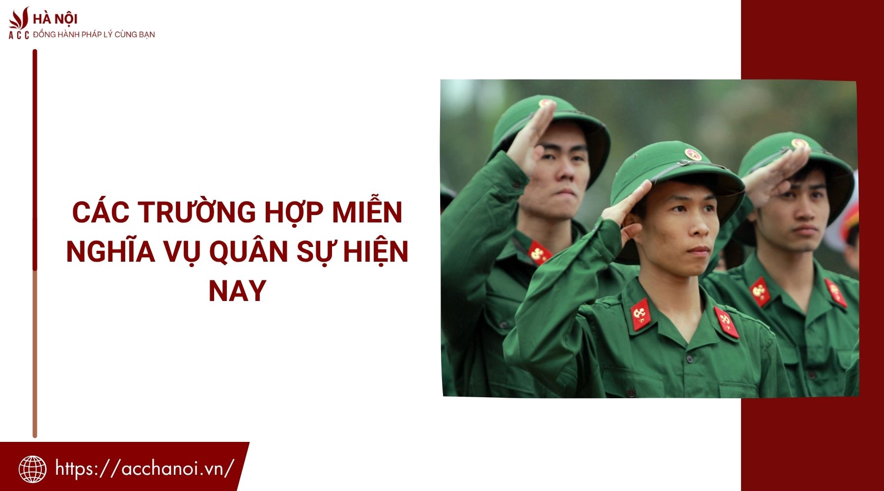 Các trường hợp miễn nghĩa vụ quân sự hiện nay