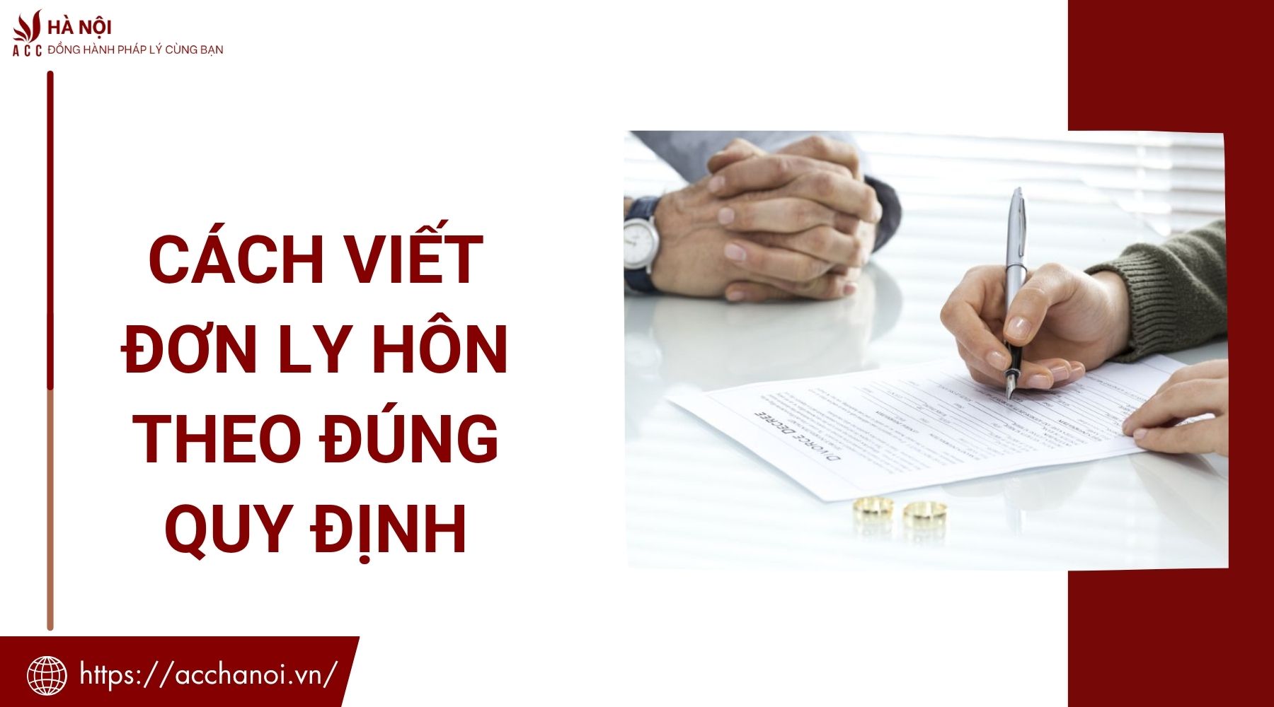 Cách viết đơn ly hôn theo đúng quy định