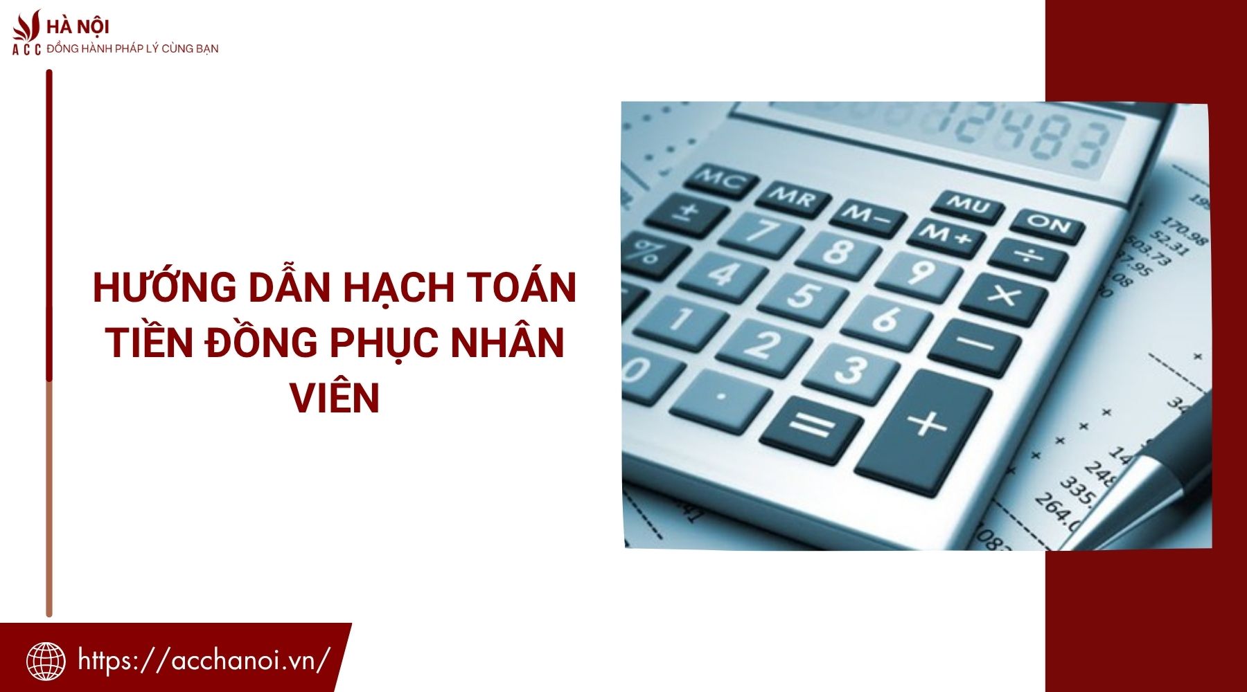 Hướng dẫn hạch toán tiền đồng phục nhân viên