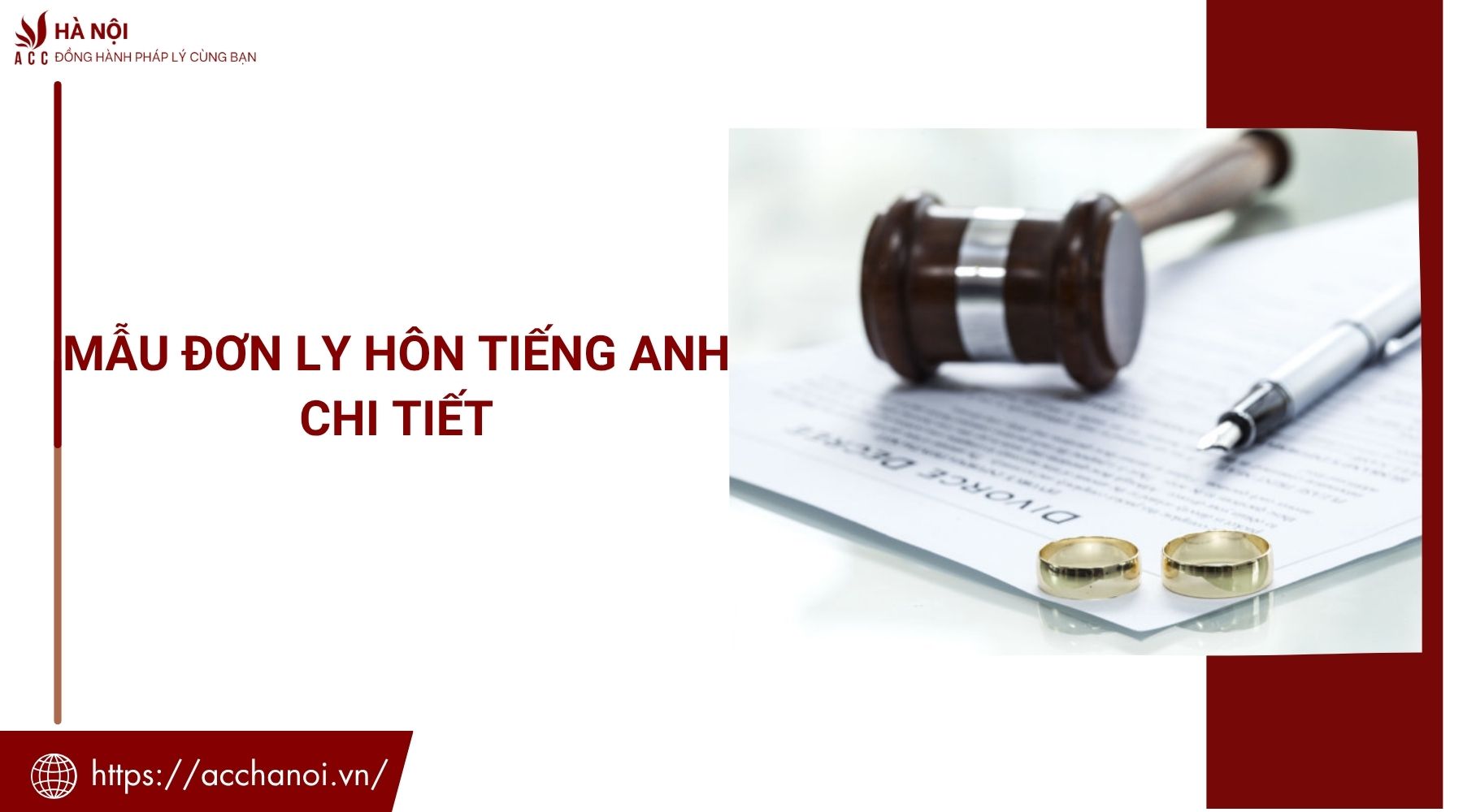 Mẫu đơn ly hôn tiếng Anh chi tiết