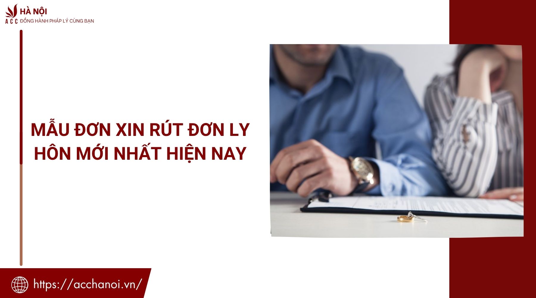 Mẫu đơn xin rút đơn ly hôn mới nhất hiện nay