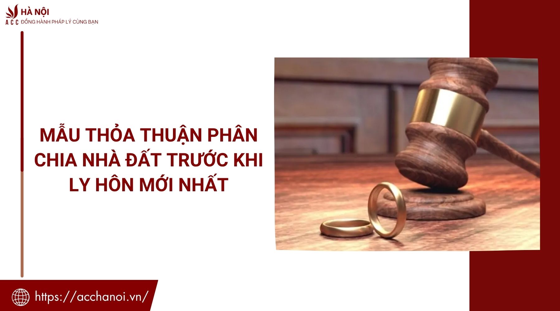 Mẫu thỏa thuận phân chia nhà đất trước khi ly hôn mới nhất