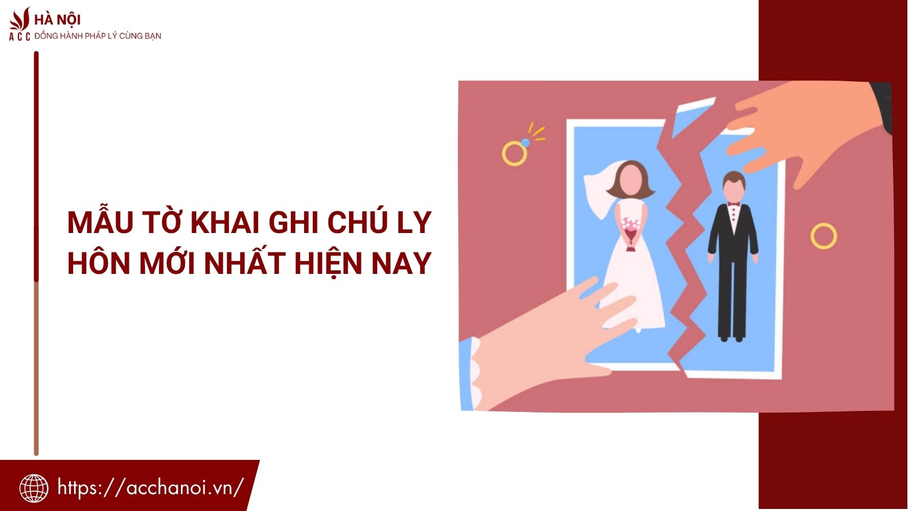 Mẫu tờ khai ghi chú ly hôn mới nhất hiện nay