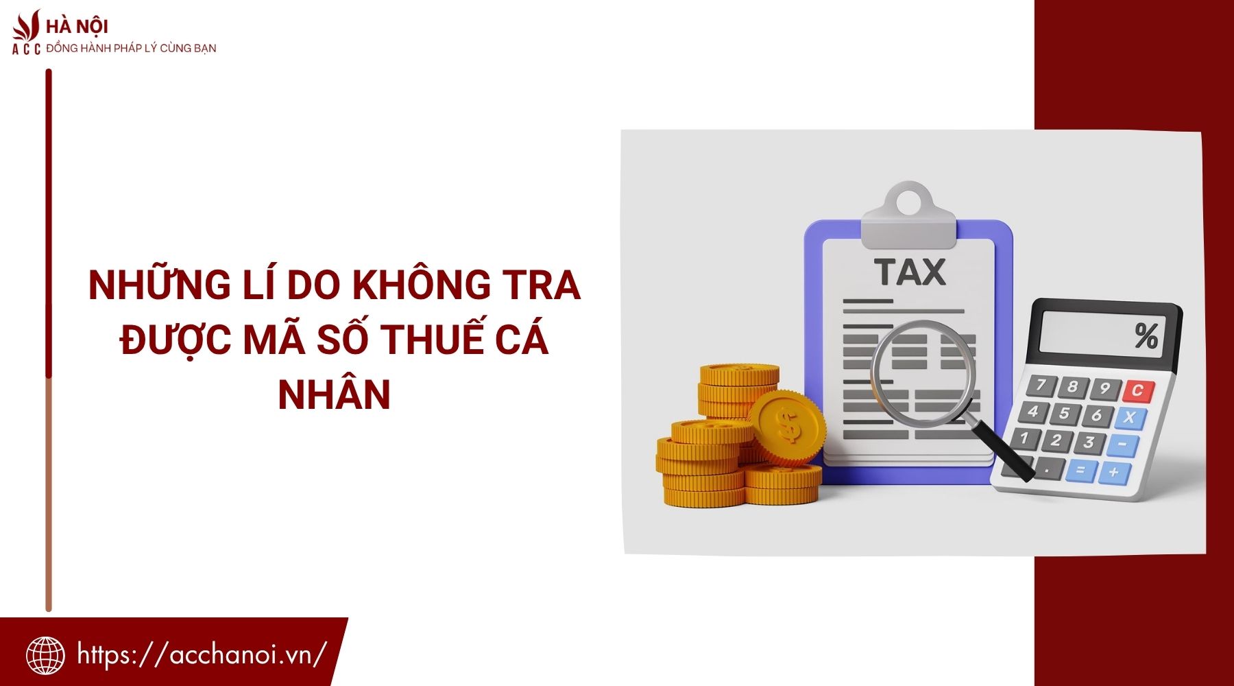 Những lí do không tra được mã số thuế cá nhân