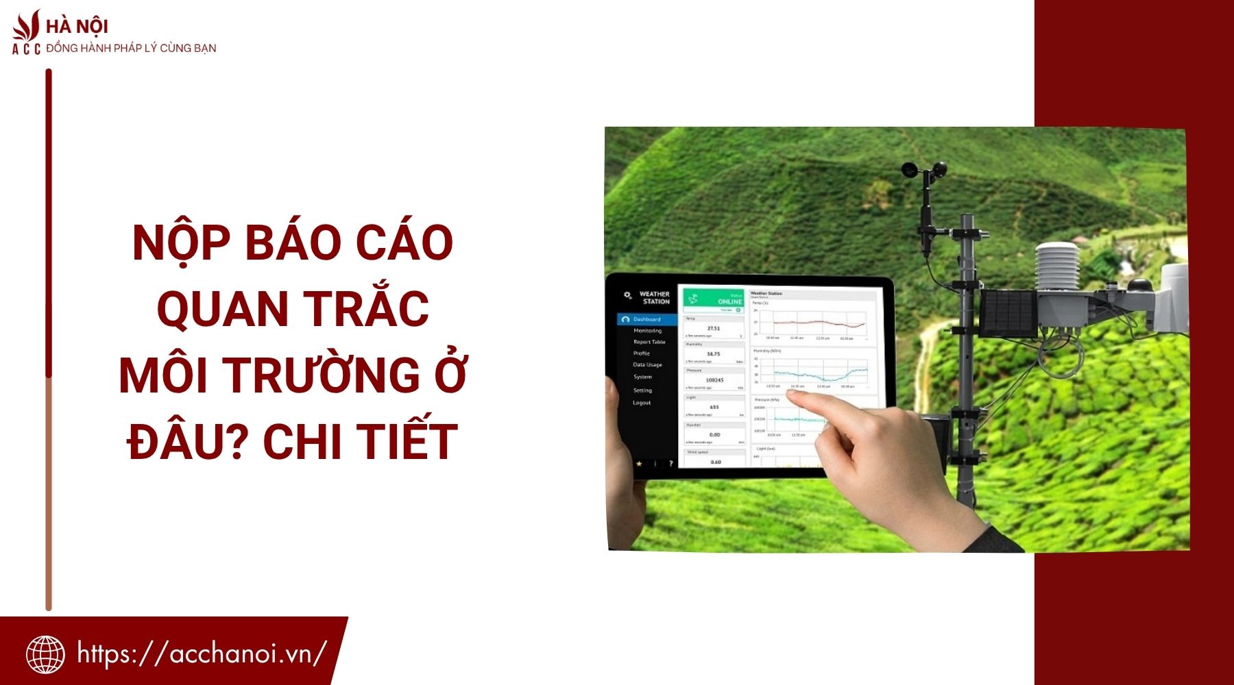 Nộp báo cáo quan trắc môi trường ở đâu? Chi tiết